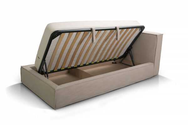 Кровать NEXT 120х200 см мягкая с декоративным швом "защип"