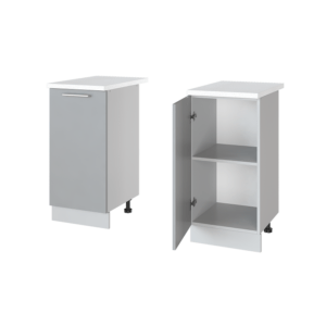 Шкаф кухонный напольный "Фиджи" Н40 (кварц, крафт, доломит, белый, бетон, графит)