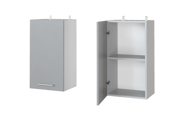 Шкаф кухонный верхний "Фиджи" А40 (кварц, крафт, доломит, белый, бетон, графит)