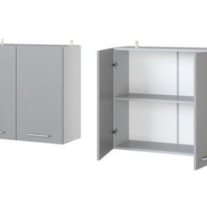 Шкаф кухонный верхний "Фиджи" А80 (кварц, крафт, доломит, белый, бетон, графит)
