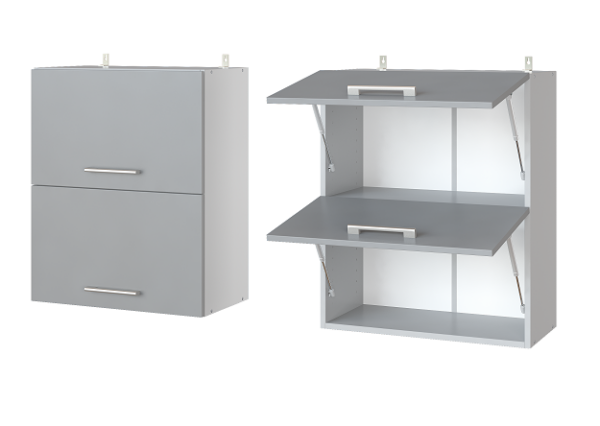 Шкаф кухонный верхний "Фиджи" АГ 60 (кварц, крафт, доломит, белый, бетон, графит) (Копировать)