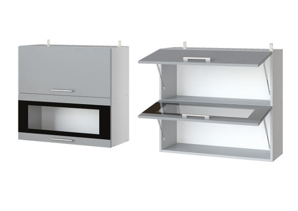 Шкаф кухонный верхний "Фиджи" АГВ 80 (кварц, крафт, доломит, белый, бетон, графит)